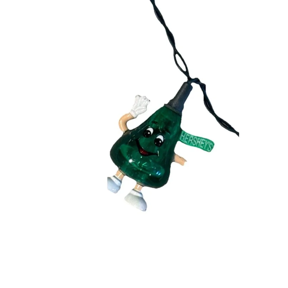 Hersheys Christmas Kisses String Lights Red Green‎ Novelty Holiday Parts Repair